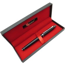 Signator® T444 Mat Siyah Krom Roller Kalem | Isme Özel Kalem | Hediyelik Kalem