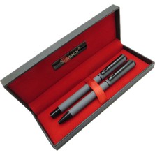 Signator® T416 Gri Kalem Seti | Isme Özel Kalem | Hediyelik Kalem