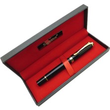 Signator® T438 Siyah Gold Roller Kalem | Isme Özel Kalem | Hediyelik Kalem