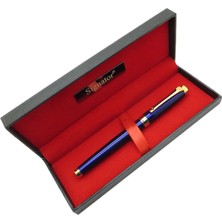 Signator® T447 Mavi Altın Dolma Kalem | Isme Özel Kalem | Hediyelik Kalem