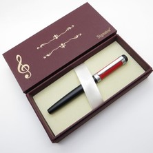 Signator® S302 Mat Kırmızı Siyah Roller Kalem | Isme Özel Kalem | Hediyelik Kalem