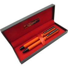 Signator® T410 Turuncu Kalem Seti | Isme Özel Kalem | Hediyelik Kalem