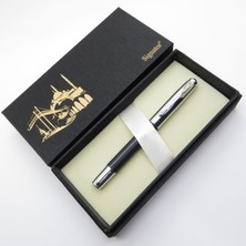 Signator® S340 Krom Siyah Roller Kalem | Isme Özel Kalem | Hediyelik Kalem