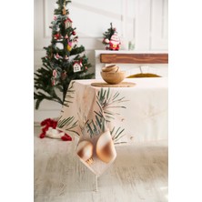 Ays Home Yılbaşı Krem Renk Masa Örtüsü