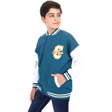 Toontoy Erkek Çocuk Baskılı Kolej Hırka