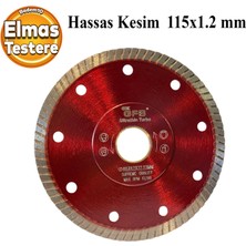 Gfb Elmas Testere Beton Tuğla Ahşap Granit Mermer Asfalt Plastik Sulu Kuru Kesme Kesici Disk  115 mm