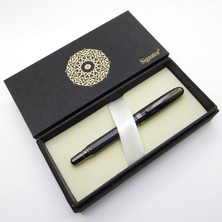 Signator® S266 Füme Siyah Karbon Fiber Roller Kalem | Isme Özel Kalem | Hediyelik Kalem