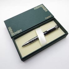 Signator® S223 Parlak Piton Kabartmalı Tükenmez Kalem Seti | Isme Özel Kalem | Hediyelik Kalem