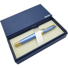 Signator® ST157 Fresh Blue Gold Metal Roller Kalem | Isme Özel Kalem