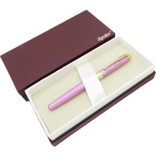 Signator® ST187 Slim Bazalt Pink Gold Metal Roller Kalem | Isme Özel Kalem