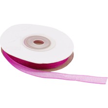 Tahtakale Toptancı Organze Kurdele 10 Mm (22 Metre)  Fuşya