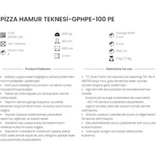 GastroPlast Kapaklı Pizza Hamur Teknesi 600*400*100MM (Ürün Kapaklıdır)