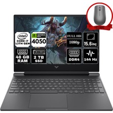 Hp Victus 15 Intel Core I7-13700H 48GB 2tb SSD RTX4050/6GB 15.6" Freedos Fhd Taşınabilir Bilgisayar 8U849EA-A23