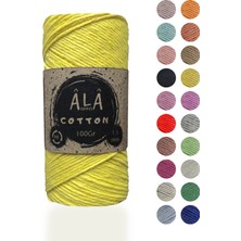 Cotton Panç Amigurumi Ipi Koton Punch Ipi 1,5mm - 100 Gram Sarı