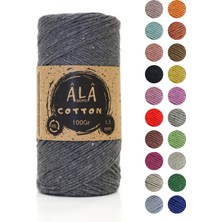 Cotton Panç Amigurumi Ipi Koton Punch Ipi 1,5mm - 100 gr Antrasit