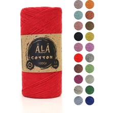 Cotton Panç Amigurumi Ipi Koton Punch Ipi 1,5mm - 100 gr Kırmızı