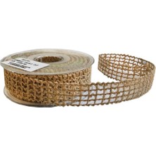 Tahtakale Toptancı Kurdele Kanaviçe File Modeli Naturel 2 Cm (10 Metre)