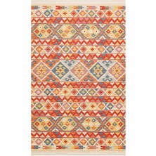 Eko Halı Nomad Nmd 02 Aqua Çift Taraflı Yıkanabilir Otantik Kilim