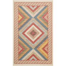 Eko Halı Nomad Nmd 10 Red Çift Taraflı Yıkanabilir Otantik Kilim