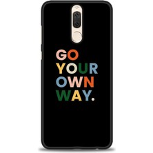 Huawei Mate 10 Lite Kılıf Hd Baskılı - Go Your + 9h Nano Ekran Koruyucu