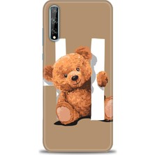 Huawei P Smart S Kılıf Hd Baskılı - Teddy Hı + 9h Nano Ekran Koruyucu