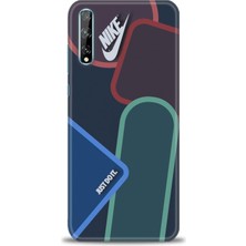 Huawei Y8P Kılıf Hd Baskılı - Just Do It + 9h Nano Ekran Koruyucu