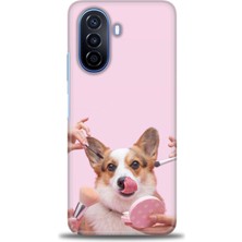 Huawei Nova Y70 Kılıf Hd Baskılı - Sevimli Köpek + 9h Nano Ekran Koruyucu