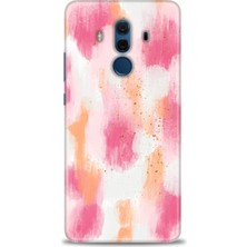 Huawei Mate 10 Pro Kılıf Hd Baskılı - Pembe Palet + 9h Nano Ekran Koruyucu