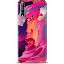 Huawei P Smart S Kılıf Hd Baskılı - Renkler + 9h Nano Ekran Koruyucu