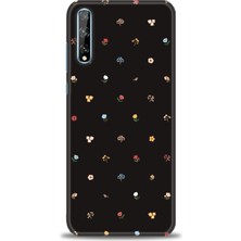 Huawei P Smart S Kılıf Hd Baskılı - Flower + 9h Nano Ekran Koruyucu