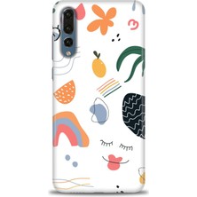 Huawei P20 Pro Kılıf Hd Baskılı - Drawing + 9h Nano Ekran Koruyucu