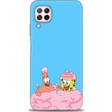 Huawei P40 Lite Kılıf Hd Baskılı - Spongebob + 9h Nano Ekran Koruyucu