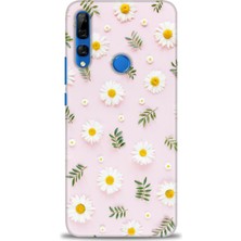 Huawei Y9 Prime 2019 Kılıf Hd Baskılı - Papatyalar + 9h Nano Ekran Koruyucu