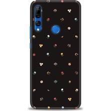 Huawei Y9 Prime 2019 Kılıf Hd Baskılı - Flower + 9h Nano Ekran Koruyucu