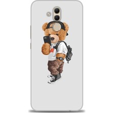 Huawei Mate 20 Lite Kılıf Hd Baskılı - Teddy Bear Cool + 9h Nano Ekran Koruyucu