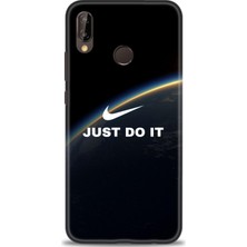 Huawei P20 Lite Kılıf Hd Baskılı - Nike Dünya + 9h Nano Ekran Koruyucu