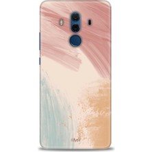 Huawei Mate 10 Pro Kılıf Hd Baskılı - Soft Renkler + 9h Nano Ekran Koruyucu