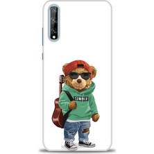 Huawei P Smart S Kılıf Hd Baskılı - Teddy Bear + 9h Nano Ekran Koruyucu