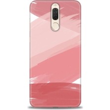 Huawei Mate 10 Lite Kılıf Hd Baskılı - Pembe Palet + 9h Nano Ekran Koruyucu