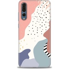 Huawei P20 Pro Kılıf Hd Baskılı - Yaprak ve Benekler + 9h Nano Ekran Koruyucu