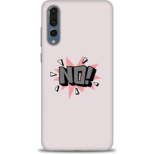 Huawei P20 Pro Kılıf Hd Baskılı - No + 9h Nano Ekran Koruyucu