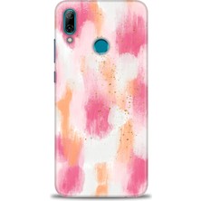 Huawei P Smart 2019 Kılıf Hd Baskılı - Pembe Palet + 9h Nano Ekran Koruyucu