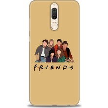 Huawei Mate 10 Lite Kılıf Hd Baskılı - Friends + 9h Nano Ekran Koruyucu