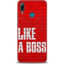 Huawei P Smart 2019 Kılıf Hd Baskılı - Like A Boss + 9h Nano Ekran Koruyucu