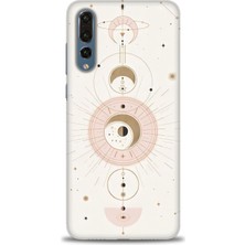 Huawei P20 Pro Kılıf Hd Baskılı - Evren + 9h Nano Ekran Koruyucu