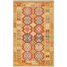 Eko Halı Nomad Nmd 03 Red Çift Taraflı Yıkanabilir Otantik Kilim