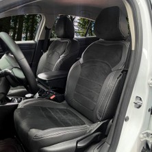 K-Design Citroen Berlingo Araca Özel Oto Koltuk Kılıfı -  Keten ve 1.  Deri
