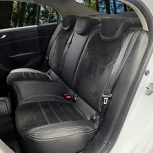 K-Design Citroen Berlingo Araca Özel Oto Koltuk Kılıfı -  Keten ve 1.  Deri