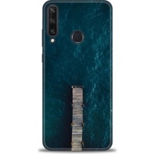 Huawei Y6P Kılıf Hd Baskılı - Iskele + 9h Nano Ekran Koruyucu