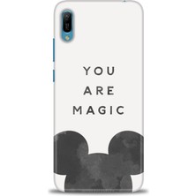 Huawei Y6 2019 Kılıf Hd Baskılı - You Are Magic + 9h Nano Ekran Koruyucu